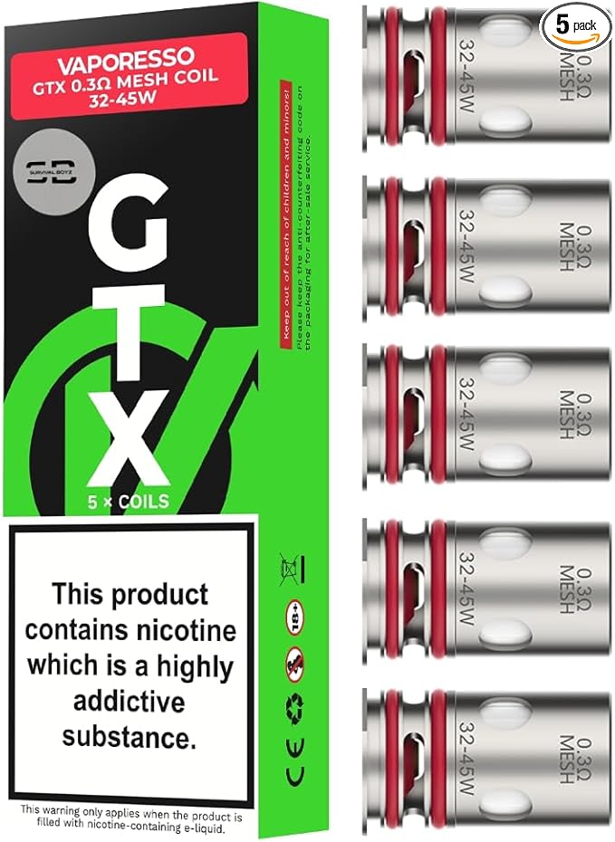 Vaporesso GTX Coils 5 Pack