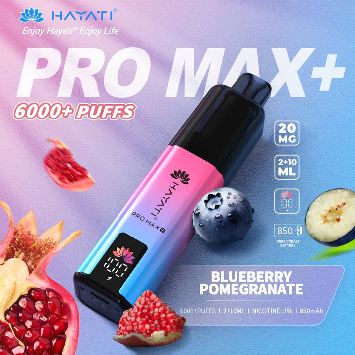 HAYATI PRO MAX+ 6000 PUFFS VAPE KIT