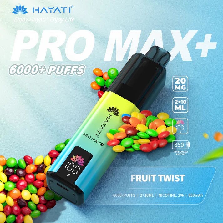 HAYATI PRO MAX+ 6000 PUFFS VAPE KIT