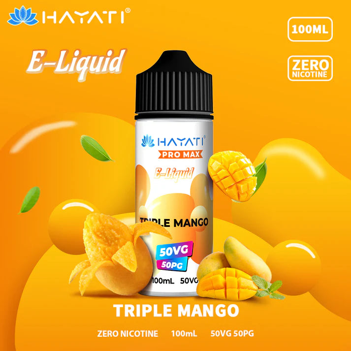 Hayati Pro Max 50/50 Shortfill | 100ml + 2 Nic Shots