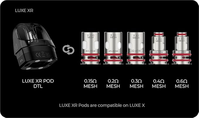 Luxe XR Empty DTL Pods 2ml (2 pcs)