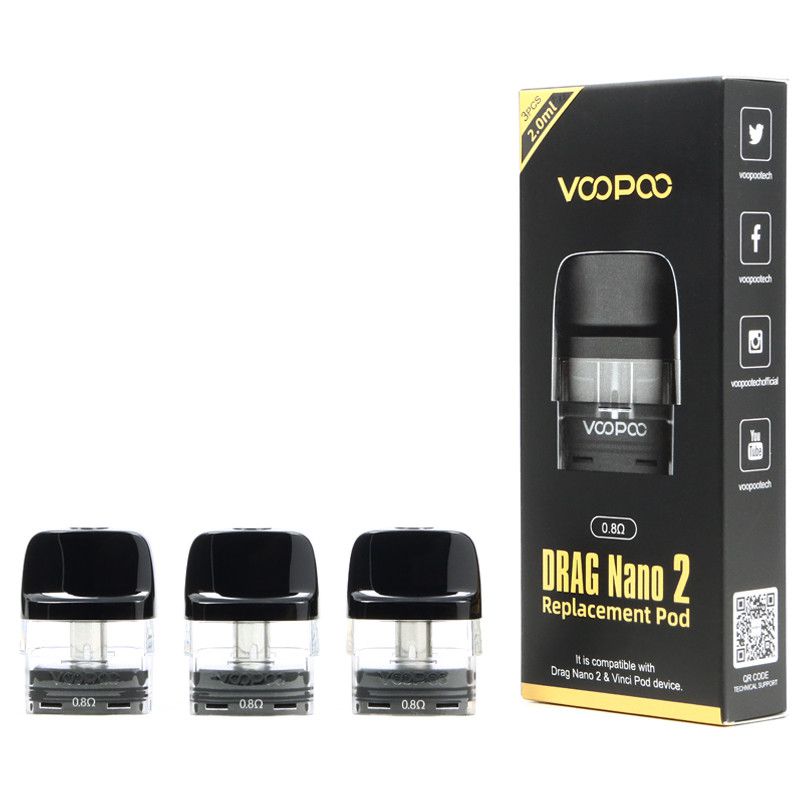 e-liquid thc VOOPOO VINCI Q POD KIT TWIN PACK + 3 X ELF BAR NIC SALT FOR £29.99 –  Vapeslough main image 1