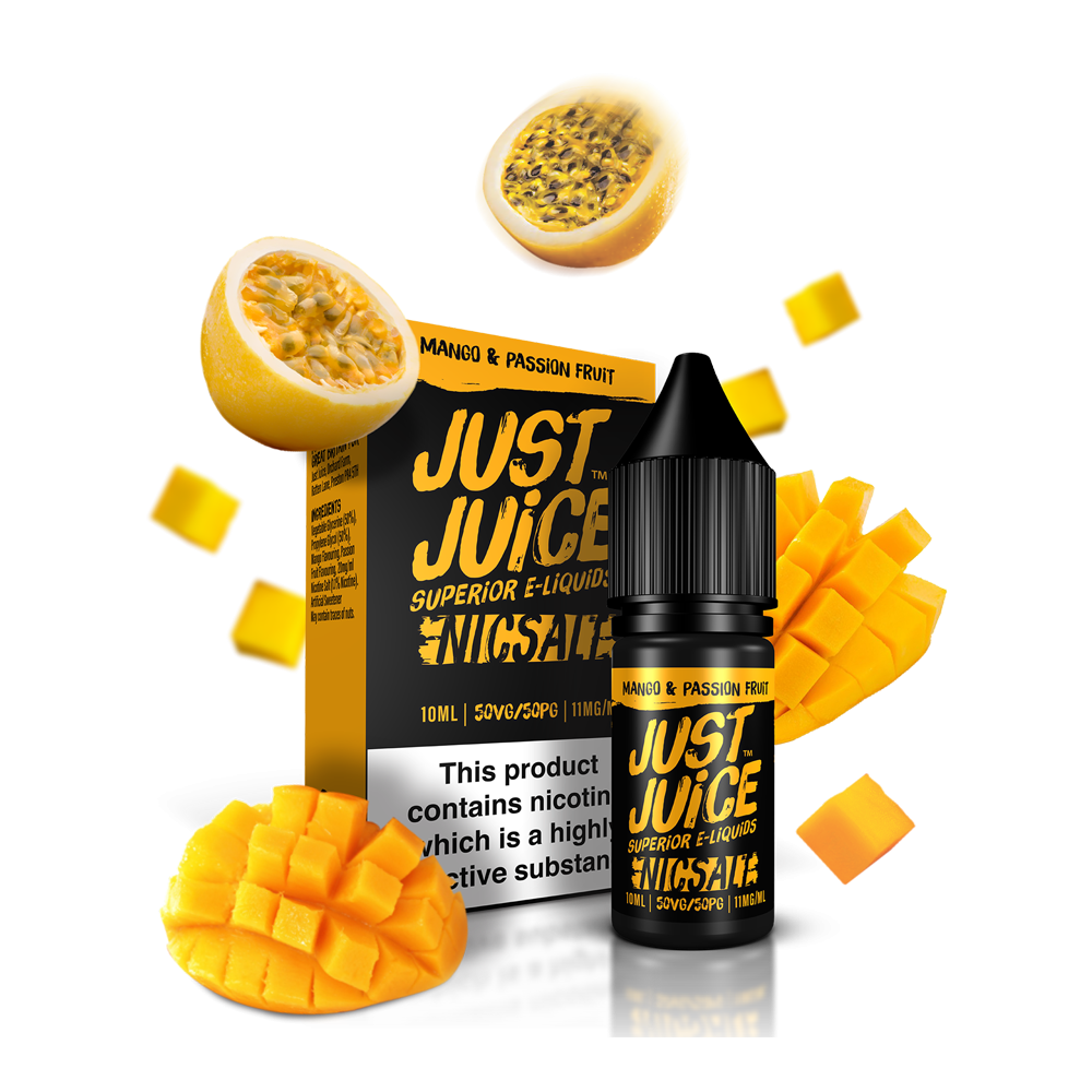 Just Juice SALTS Mango and passion fruit (4635524988994)