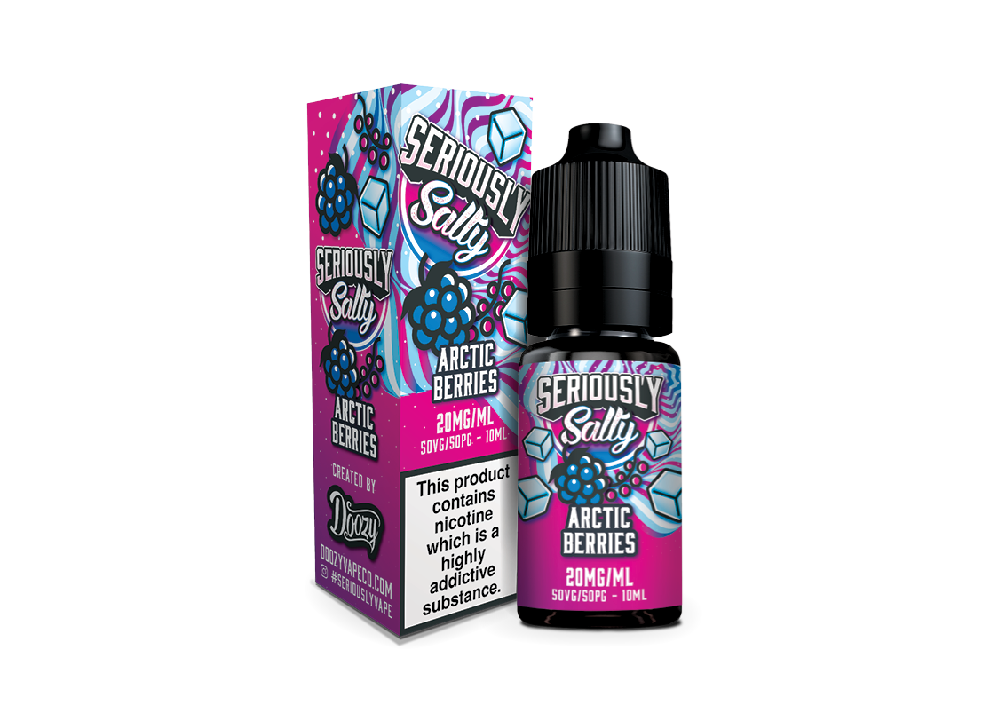 Doozy Vape Seriously Salty Arctic Berries 10ml (7479317725396)