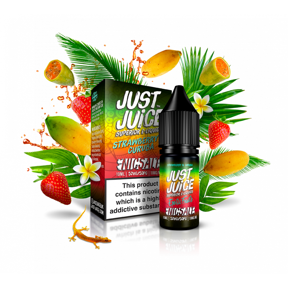 Just Juice Exotic Fruits Strawberry and Caruba Nic Salt (4705821622338)