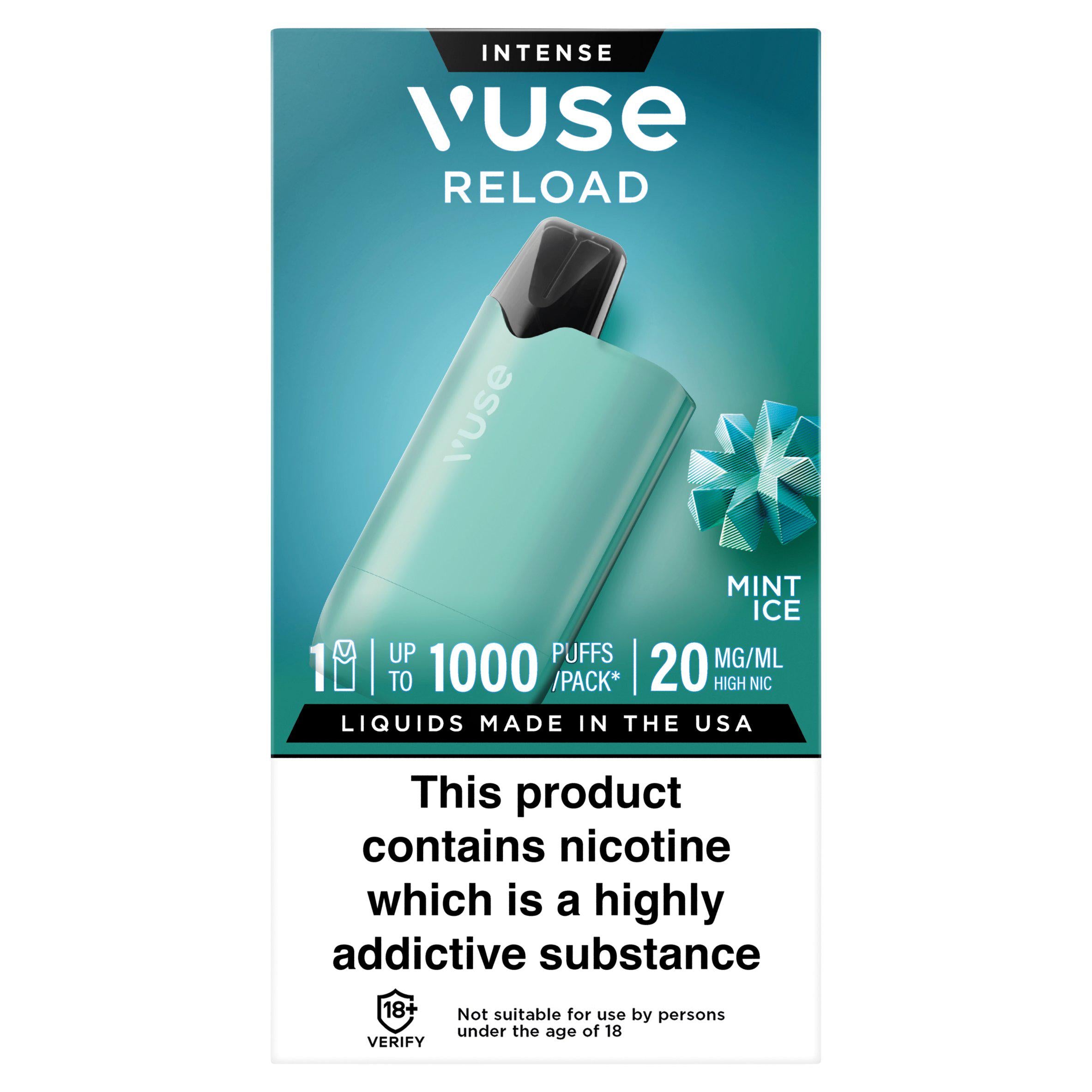 VUSE GO RELOAD VAPE KIT 1000 PUFFS