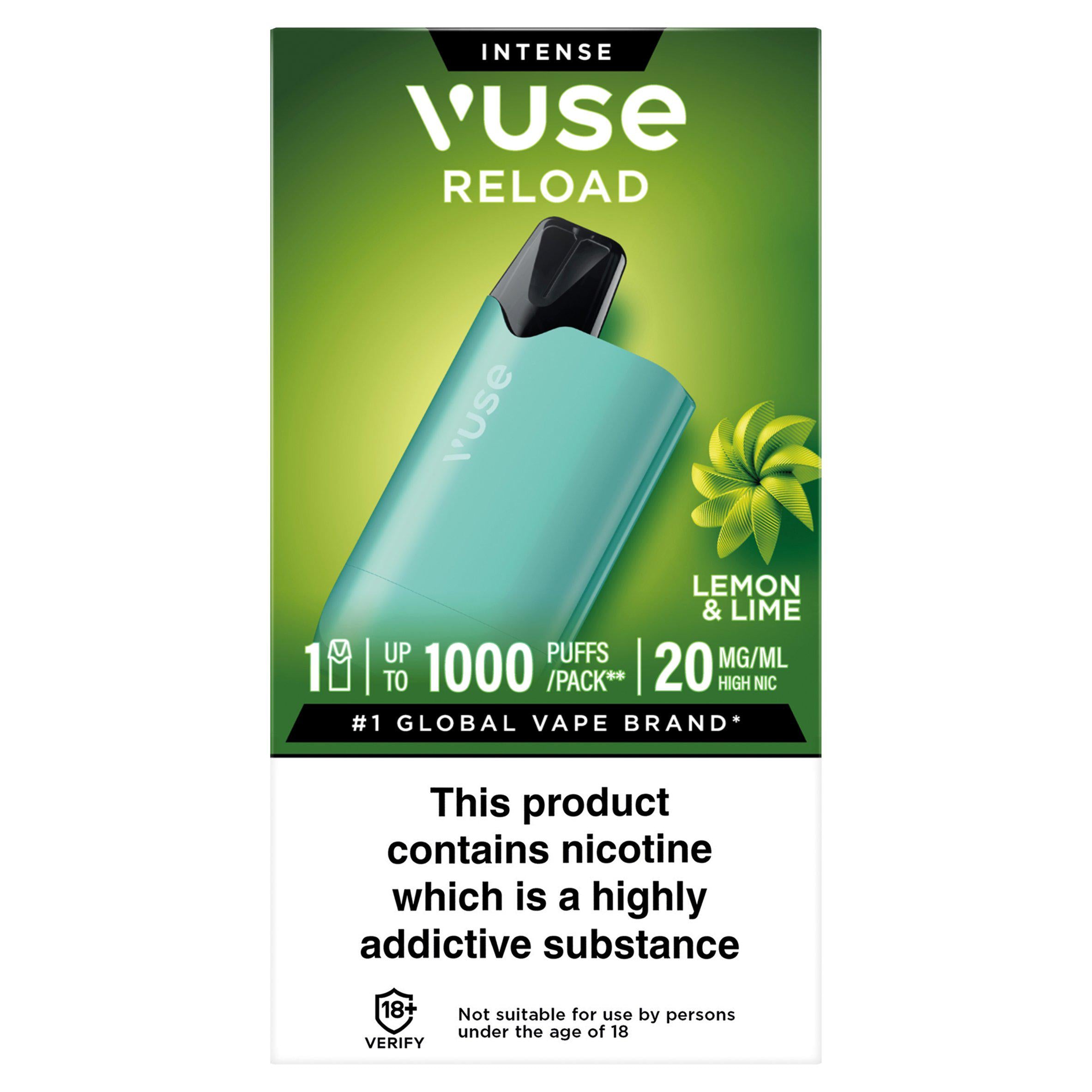 VUSE GO RELOAD VAPE KIT 1000 PUFFS