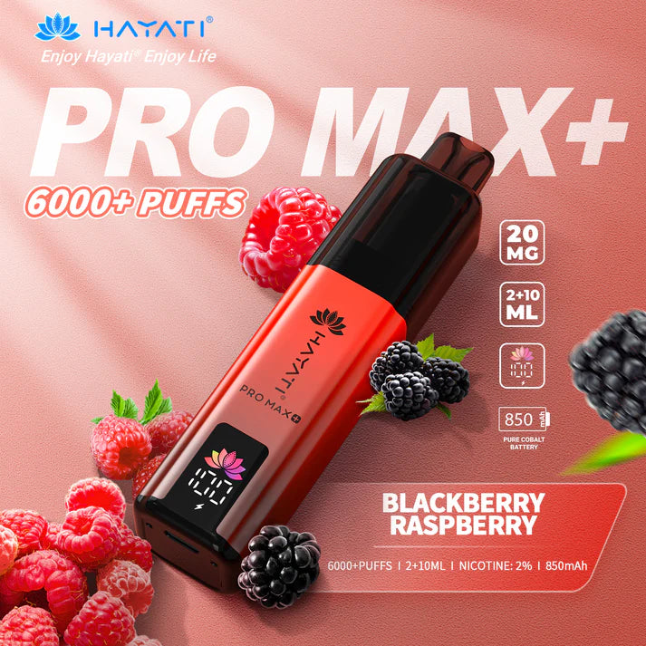 HAYATI PRO MAX+  6000 PUFFS VAPE KIT