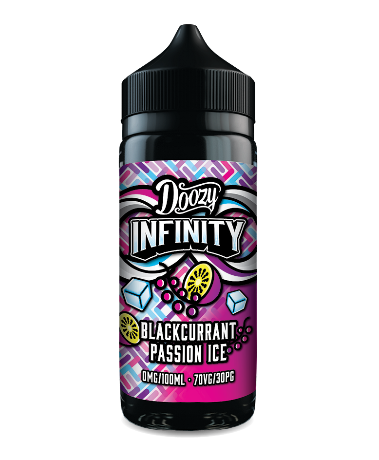 Doozy Infinity Blackcurrant Passion Ice 100ml E-Liquid Shortfill 70/30
