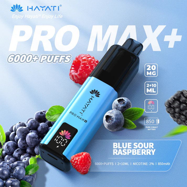 HAYATI PRO MAX+  6000 PUFFS VAPE KIT