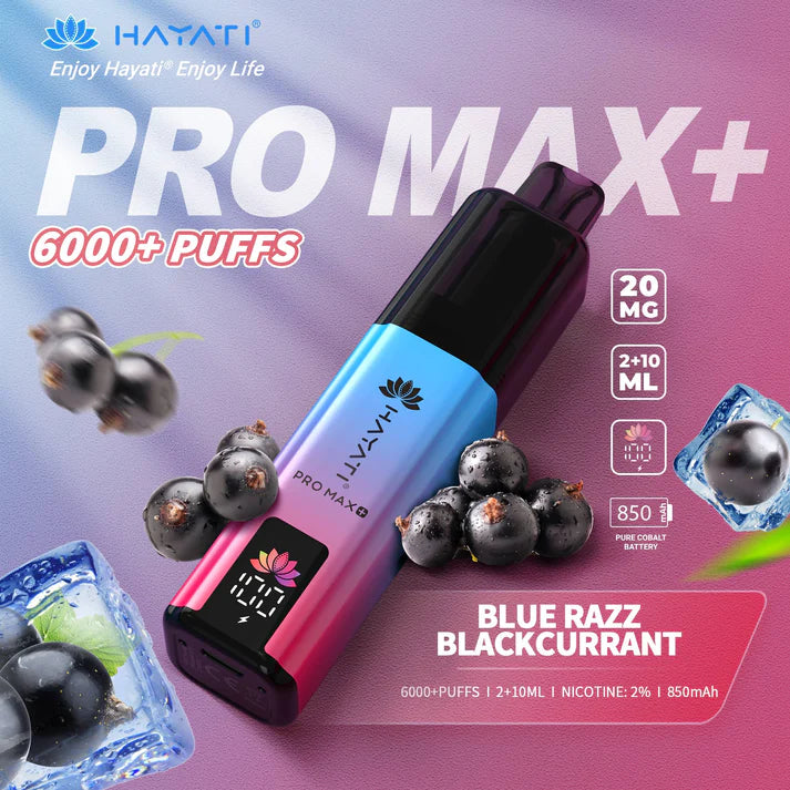 HAYATI PRO MAX+  6000 PUFFS VAPE KIT