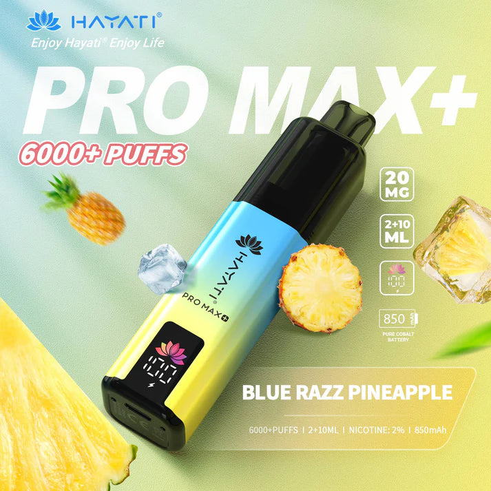 HAYATI PRO MAX+  6000 PUFFS VAPE KIT
