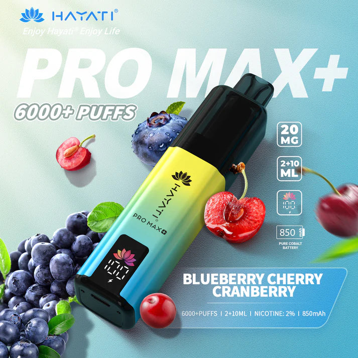 HAYATI PRO MAX+  6000 PUFFS VAPE KIT