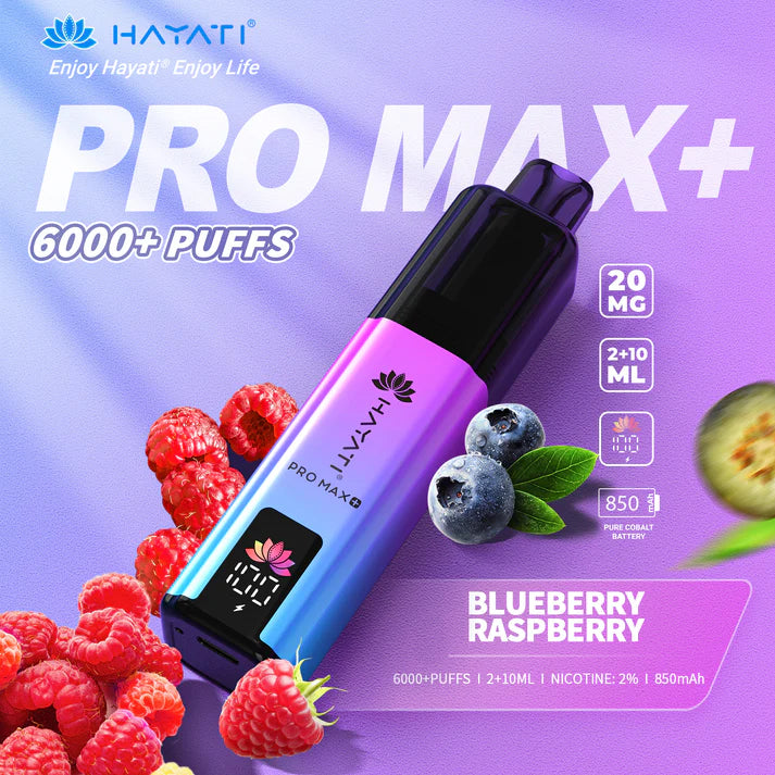 HAYATI PRO MAX+  6000 PUFFS VAPE KIT