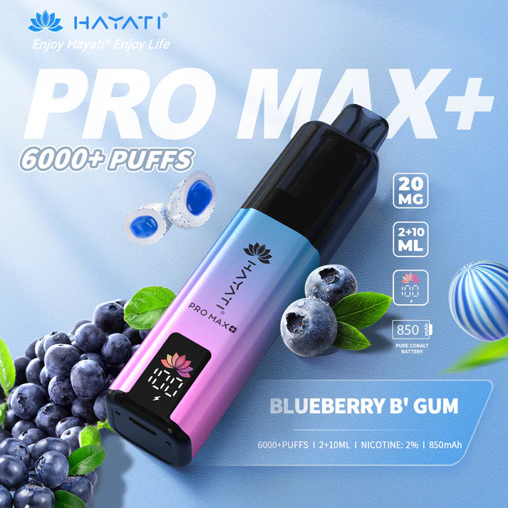HAYATI PRO MAX+  6000 PUFFS VAPE KIT