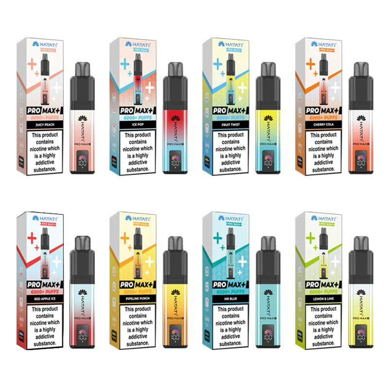 HAYATI PRO MAX+  6000 PUFFS VAPE KIT