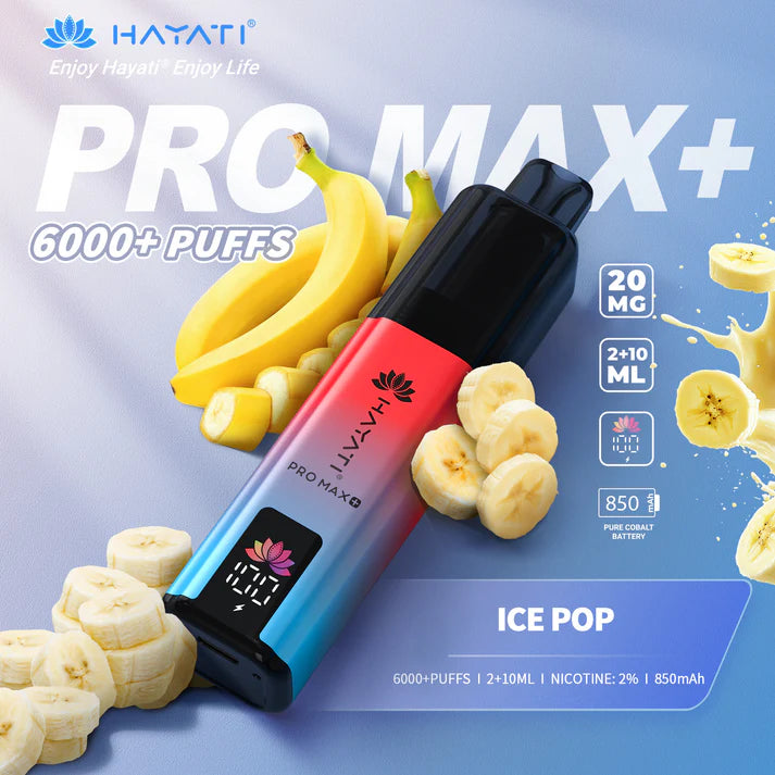 HAYATI PRO MAX+  6000 PUFFS VAPE KIT