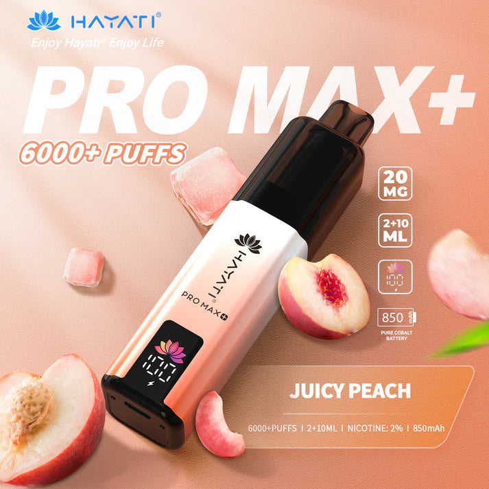 HAYATI PRO MAX+  6000 PUFFS VAPE KIT