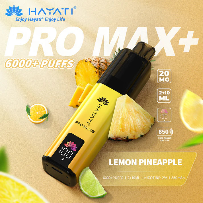 HAYATI PRO MAX+  6000 PUFFS VAPE KIT