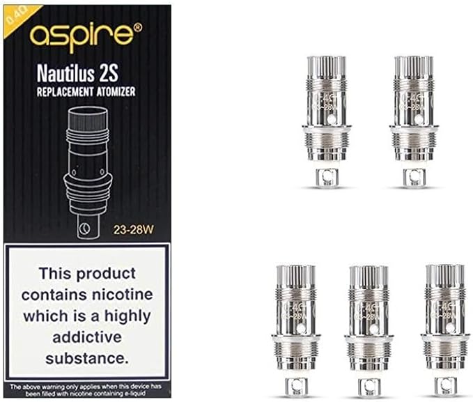 Aspire Nautilus 2S Replacement Coils 0.4ohm Pack of 5