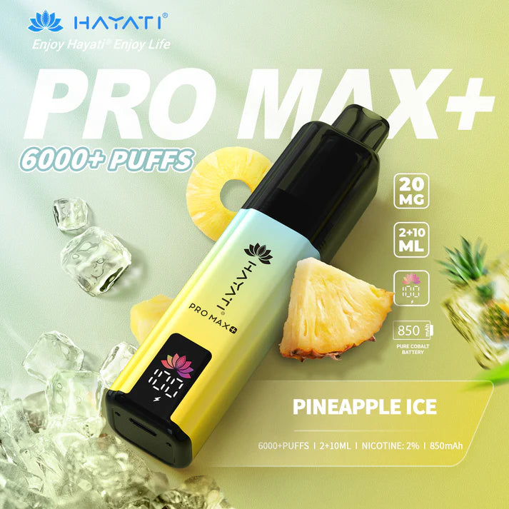 HAYATI PRO MAX+  6000 PUFFS VAPE KIT