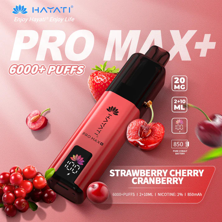 HAYATI PRO MAX+  6000 PUFFS VAPE KIT