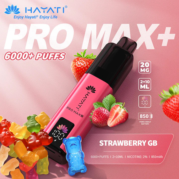 HAYATI PRO MAX+  6000 PUFFS VAPE KIT