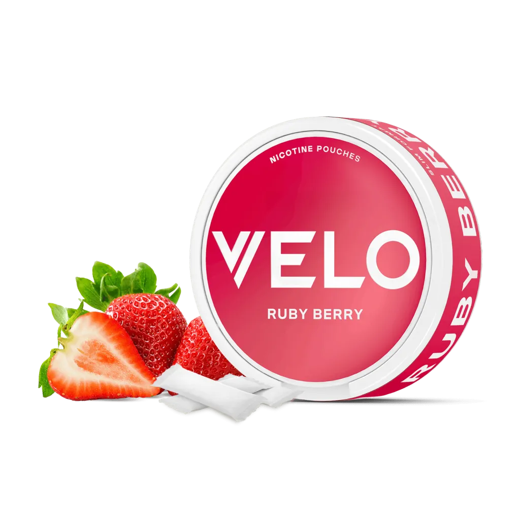 Velo Ruby Berry Velo Nicotine Pouches