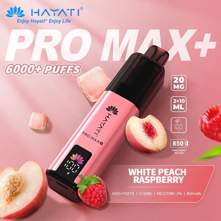 HAYATI PRO MAX+  6000 PUFFS VAPE KIT