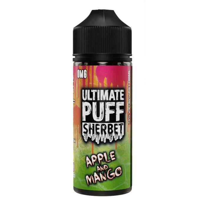 Ultimate Puff Sherbet Apple and Mango 100ml (7937612447956)