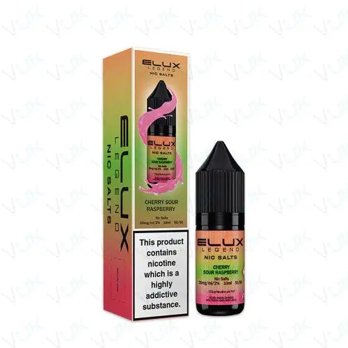 ELUX CHERRY SOUR RASPBERRY NIC SALT 10MG
