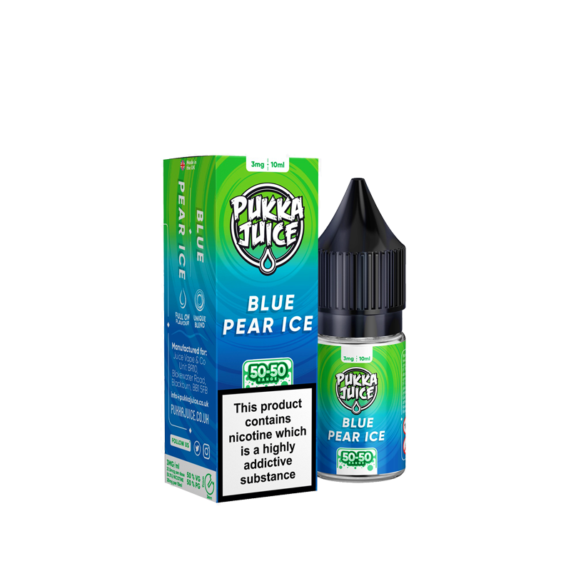 Pukka Juice Blue Pear Ice 10ml 50/50 (6788689494209)