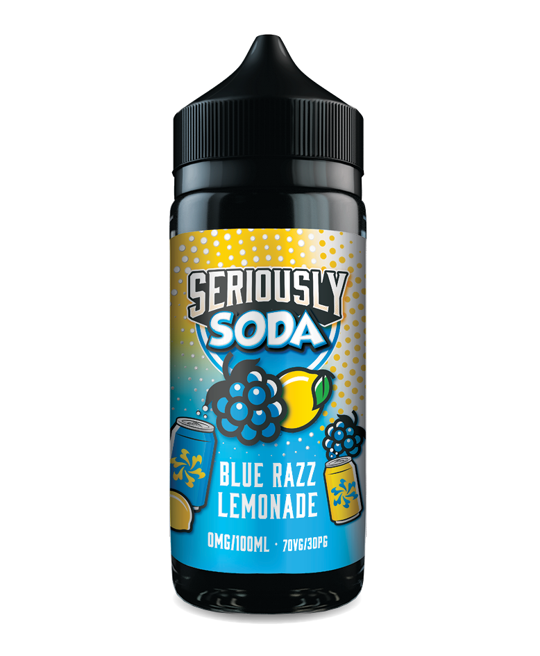 Seriously Soda Blue Razz Lemonade 100ml Shortfill (7633768906964)