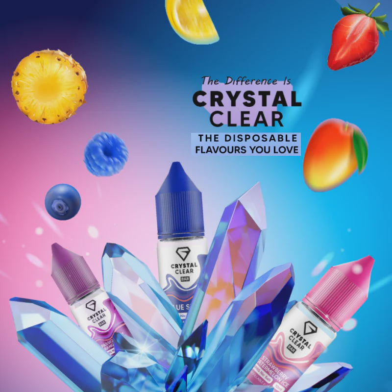 Crystal Clear Bar Nic Salt 10ml (7970730442964)