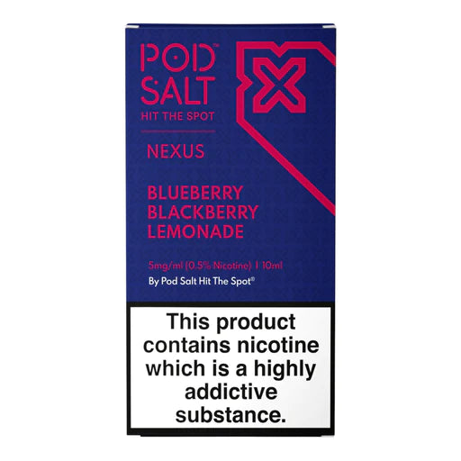 Nexus Blueberry, Blackberry Lemonade 10ml SALT (7789661389012)