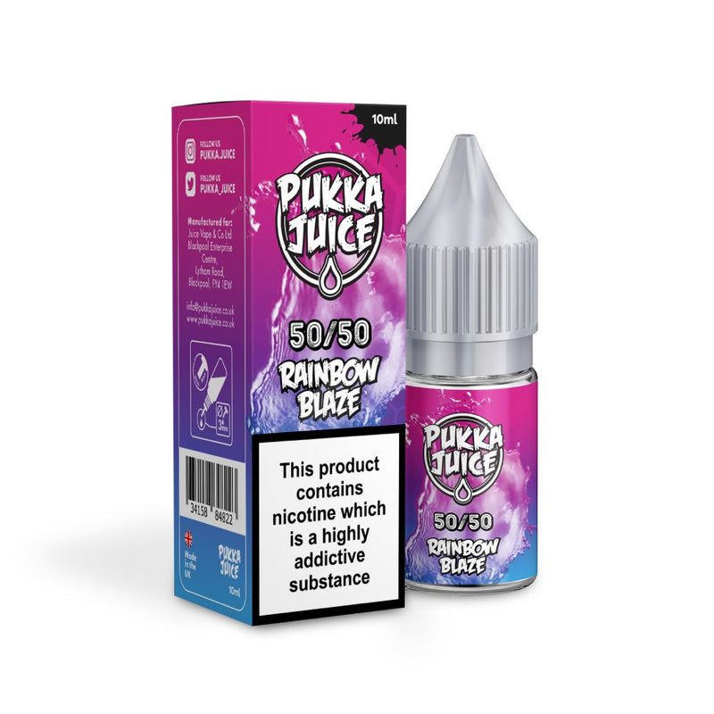 Pukka Juice Rainbow Blaze 50/50 10ml (6744335843521)