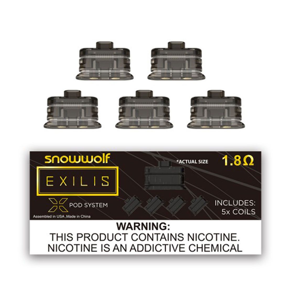 Snowwolf Exilis Xpod Coils (4635518500930)