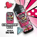 Doozy Temptations Strawberry Milk Shortfill 100ml (7811479601364)